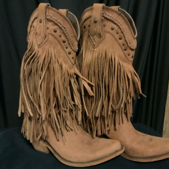 liberty fringe boots